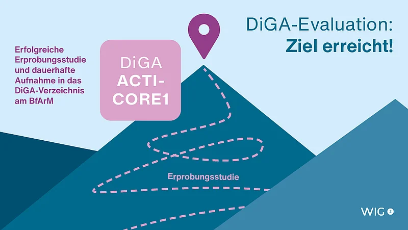 ACTICORE1 im DiGA-Verzeichnis am BfArM gelistet
